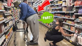 Old Man Farts In Peoples Face At Whole Foods Grocery Store [upl. by Hermione678]