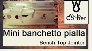 Banchetto con pialla elettrica Parkside  Bench Top Jointer [upl. by Giark]