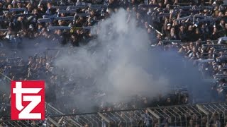 Krawall am Grünwalder Stadion  Münchner Derby FCB II vs 1860 II [upl. by Malkah]