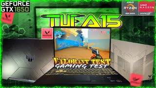 Asus Tuf A15 Valorant Gaming Test  Ryzen 5 4600H  GTX 1650 Gaming Test in 2023  Gaming test 2023 [upl. by Eldoree]