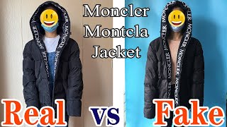 Real vs Fake Moncler Moncla Short Down Jacket Review [upl. by Ardell724]