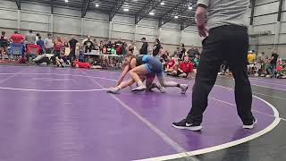 Emma Engels match 2  Wild Wild Midwest Duals Sept 1 jasonengels [upl. by Ethban]