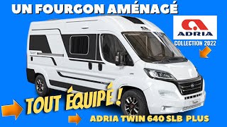 Fourgon aménagé  ADRIA TWIN PLUS 640 SLB 2022 avec Henry et Bertrand Campingcar33 [upl. by Anirbas]