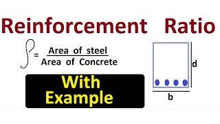 What is Reinforcement Ratio  Example Solved [upl. by Oiratno]