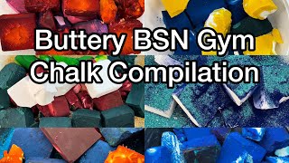 Colorful Dusty Buttery Dyed BSN Gym Chalk Compilation [upl. by Ollayos947]