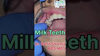 How to remove baby tooth without pain milkteethremove childrenteeth teethfilling drrohit dentis [upl. by Oswald]