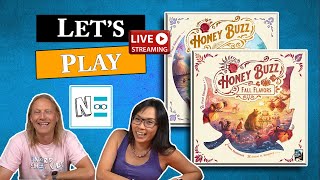 HONEY BUZZ FALL FLAVORS  How to Play  Live Board Game Playthrough amp Review e148 [upl. by Lay]