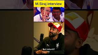 MD Siraj Sad IPL Interview  Mohammad siraj  ipl shorts rcb [upl. by Mcgrath]