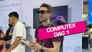 Computex Dag 1 – Taiwans president båsbonanza och bruna nätagg [upl. by Ikim]