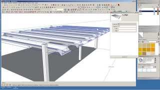 Realizzare un capannone prefabbricato con Sketchup [upl. by Hairym795]