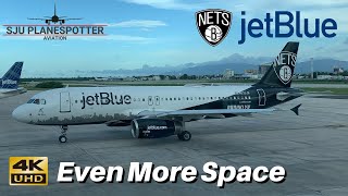 TRIP REPORT  jetBlue A320232 Brooklyn Nets San Juan SJU to Orlando MCO Even More Space [upl. by Hendrix572]