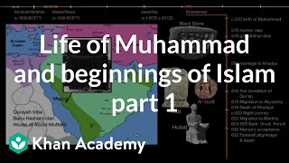 Life of Muhammad and beginnings of Islam part 1  World History  Khan Academy [upl. by Claribel199]