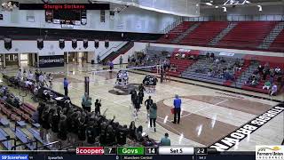 Sturgis Scoopers vs Pierre Governors VB [upl. by Anaidiriv659]