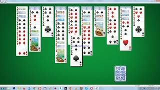 Spider Solitaire 4 suits 084 [upl. by Yenattirb]