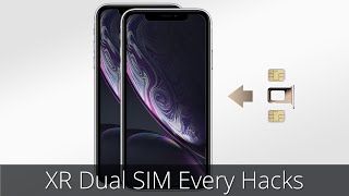 iPhone XR Dual SIM  Hack  Every Solutions 4K Videoiphone xr sim 2 [upl. by Queena]