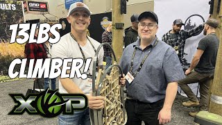 XOP 13lbs Climber Launch 2023 ATA  Archery Trade Show  Climber Hunting [upl. by Siramad]