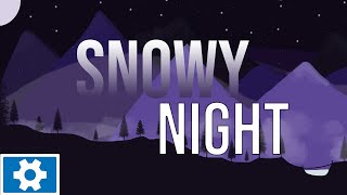 Snowy Night Live Wallpaper 219 [upl. by Laing]