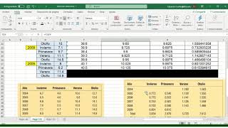 Series de tiempo con Excel 02  Indice Estacional [upl. by Shelton]