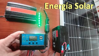 ✅ Cómo Instalar Panel Solar Batería y Configuración del Control de Carga [upl. by Rimaa538]