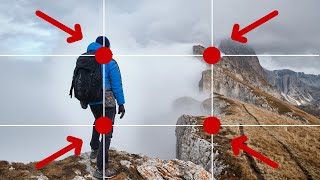 5 reglas de COMPOSICIÓN FOTOGRÁFICA APRENDE con ejemplos 📸 [upl. by Akinyt]