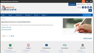 Registrazione account Agenzia Entrate [upl. by Els]