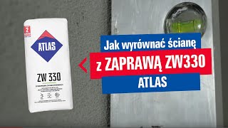 Jak wyrównać ścianę z zaprawą ATLAS ZW 330 [upl. by Barcroft897]