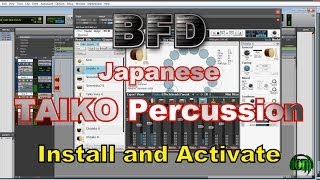 BFD Japanese TAIKO Percussion  Install and Activate [upl. by Fleisher]