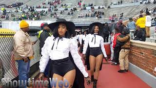 Alabama State Stingettes Marching In  Magic City Classic [upl. by Shumway]