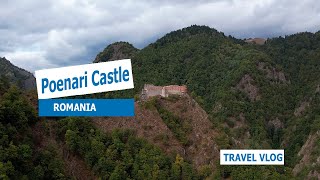 Poenari Castle  The impregnable fortress of Vlad the Impaler  Drone Video 4k  Traveling Romania [upl. by Amat]