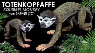 Safari Ltd ® Totenkopfaffe  Squirrel Monkey  Totenkopfäffchen  Review [upl. by Einaej]