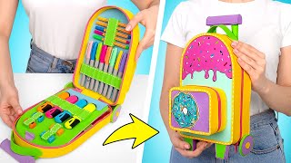 How To Make Bright And Light Backpack From Craft Foam [upl. by Nnagrom916]