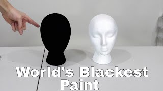 The New Worlds Blackest Paint Black 30 vs the Brightest Flashlight [upl. by Baird]