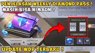 PENJELASAN BELI WEEKLY DIAMOND PASS BERKALIKALI APAKAH BISA  MOBILE LEGEND [upl. by Eserahc248]