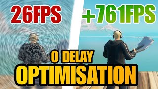 AVOIR 0 DELAI et OPTIMISER ses FPS sur FORTNITE en 2024 [upl. by Tnayrb104]