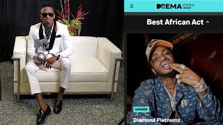 MTV EMAs Diamond ndiye msanii pekee wa Afrika aliyeweka rekodi hii hadi sasa [upl. by Enixam]