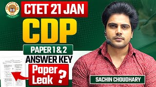 CTET 21 JAN 2024 Paper Leak  Sachin choudhary live 8pm [upl. by Shig363]