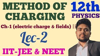 METHOD OF CHARGING  Lec2  ch1  fields amp charge  Class12  Physics  IITJEE amp NEET [upl. by Hamil410]