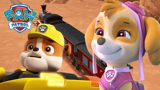 Скай разгадава мистерията на влака без кондуктор  PAW Patrol Bulgarian  карикатури за деца [upl. by Eidak]