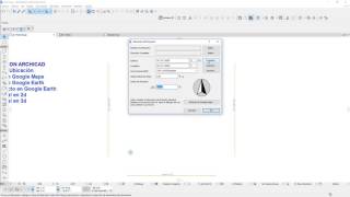GEOREFERENCIA EN ARCHICAD PARTE 1 CONFIGURACION DE UBICACION [upl. by Hoover335]