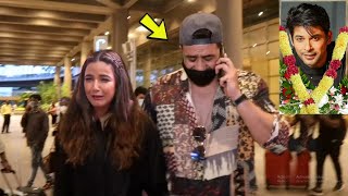 Jasmin Bhasin and Aly Goni Badly Crying on Airport as Coming for Sidharth Shukla Broken Couple [upl. by Karr]