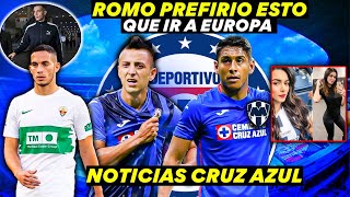 NOTICIAS CRUZ AZUL  NADIE SE LO CREE ROMO SE VA  FICHAJES CRUZ AZUL [upl. by Odnamla]