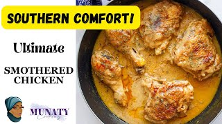 Smothered Chicken Recipe  Southern Juicy Smothered Chicken  Easy Chicken with Gravy [upl. by Leftwich]