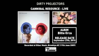 Dirty Projectors  Cannibal Resource Live [upl. by Claudie]