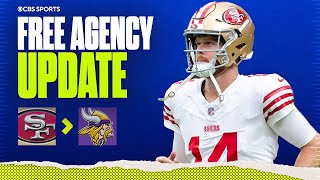 NFL Free Agency UPDATE Vikings options at quarterback  CBS Sports [upl. by Eityak]