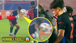 Cubarsi CRAZY Injury against Red Star 🤕 [upl. by Annaerb]