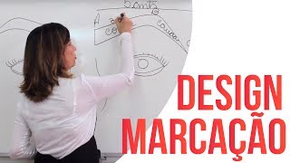 Como marcar o Design de Sobrancelhas  Técnica Gislene Ribeiro [upl. by Onateyac]