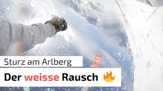 STURZ beim quotDER WEISSE RAUSCHquot 2019 in St Anton am Arlberg [upl. by Annoyk]