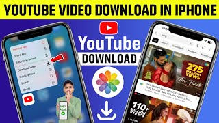 YouTube Video Download In iPhone  How To Download Youtube Video In iPhone  Youtube Video Save iOS [upl. by Aihsetel]