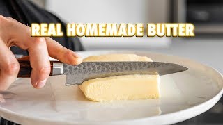 2 Ingredient Cultured Butter [upl. by Estas]