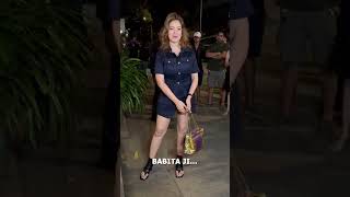 Munmun Dutta AKA Babita Ji Spotted at Friends Birthday Party shorts babita [upl. by Llenoil]